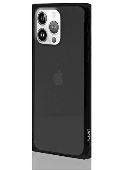 Black Clear Square iPhone Case #iPhone 14 Pro Max