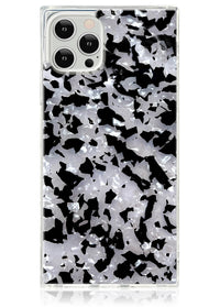["Black", "and", "White", "Shell", "Square", "iPhone", "Case", "#iPhone", "12", "/", "iPhone", "12", "Pro"]