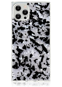 ["Black", "and", "White", "Shell", "Square", "iPhone", "Case", "#iPhone", "12", "Pro", "Max"]