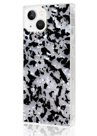 ["Black", "and", "White", "Shell", "Square", "iPhone", "Case", "#iPhone", "14", "Plus"]
