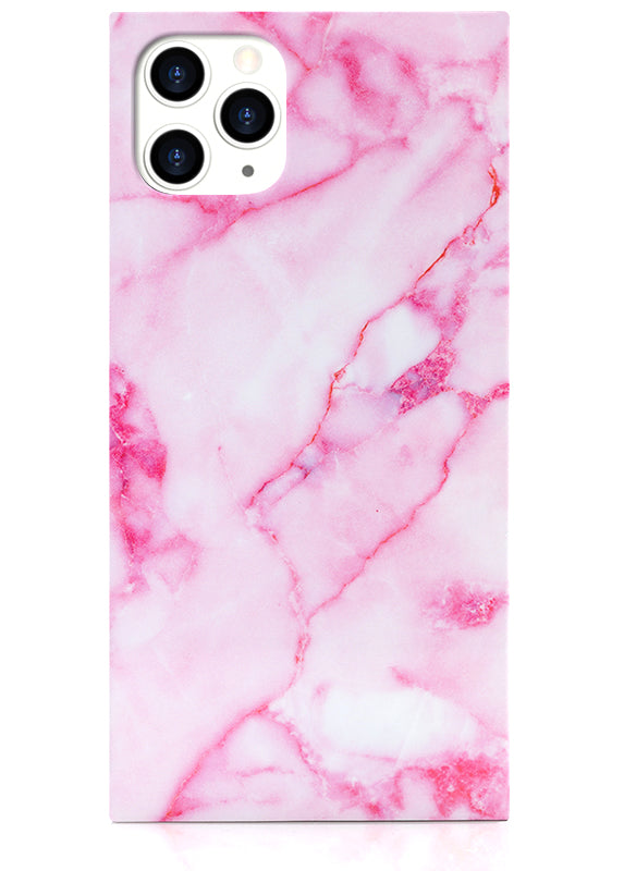 Pink Marble SQUARE® iPhone Case FLAUNT cases