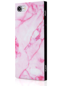 ["Pink", "Marble", "Square", "Phone", "Case", "#iPhone", "7/8/SE", "(2020)"]