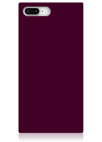 Burgundy Square iPhone Case #iPhone 7 Plus / iPhone 8 Plus