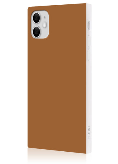 Nude Caramel Square iPhone Case #iPhone 11
