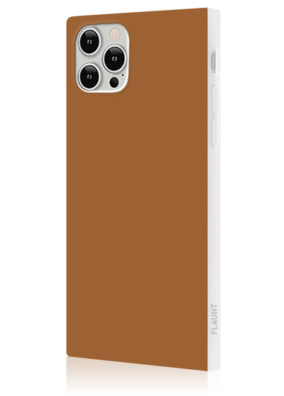 Nude Caramel Square iPhone Case #iPhone 12 / iPhone 12 Pro