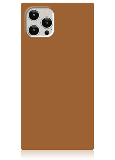 Nude Caramel Square iPhone Case #iPhone 12 Pro Max