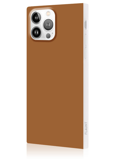 Nude Caramel Square iPhone Case #iPhone 13 Pro