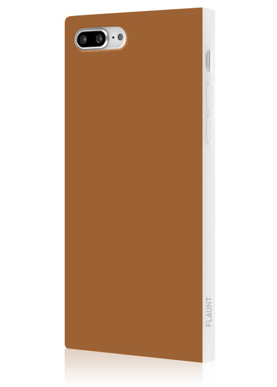 Nude Caramel Square iPhone Case #iPhone 7 Plus / iPhone 8 Plus