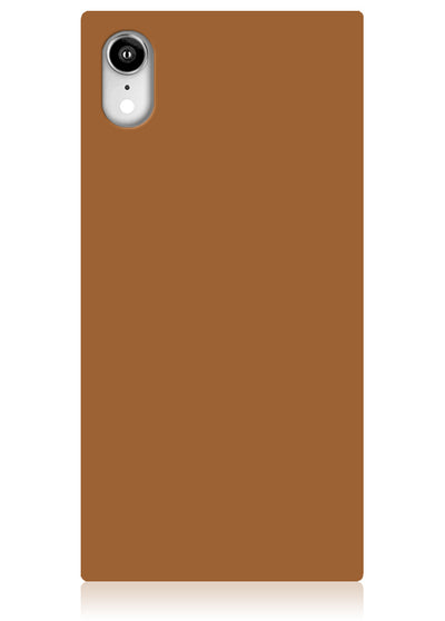 Nude Caramel Square iPhone Case #iPhone XR