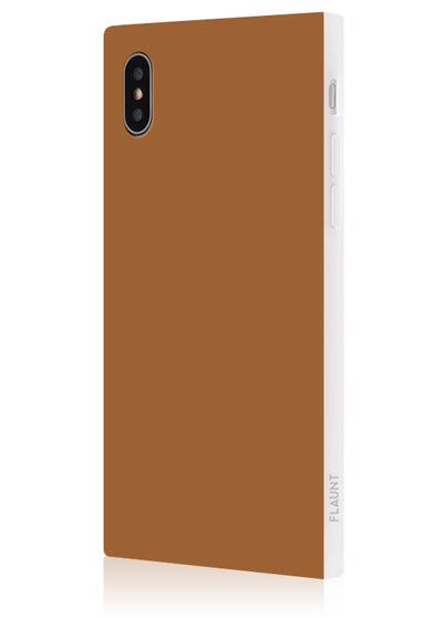 Nude Caramel Square iPhone Case #iPhone XS Max