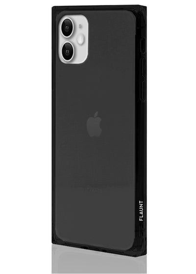 Black Clear Square Phone Case #iPhone 11