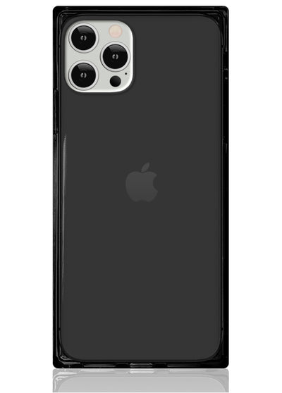 Black Clear Square iPhone Case #iPhone 12 Pro Max