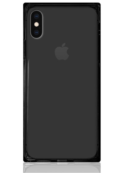 Black Clear Square iPhone Case #iPhone X / iPhone XS