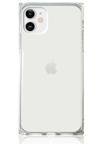 Clear Square iPhone Case #iPhone 12 Mini