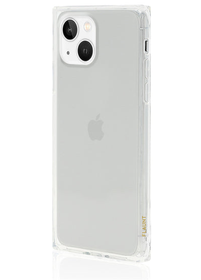 Clear Square iPhone Case #iPhone 17e/16e/14/13