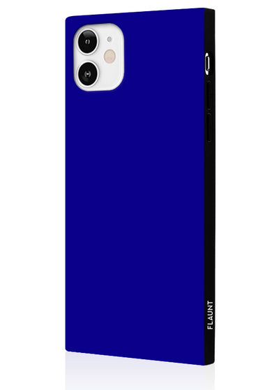 Cobalt Blue Square iPhone Case #iPhone 12 Mini