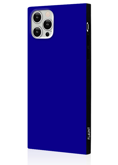Cobalt Blue Square iPhone Case #iPhone 12 Pro Max