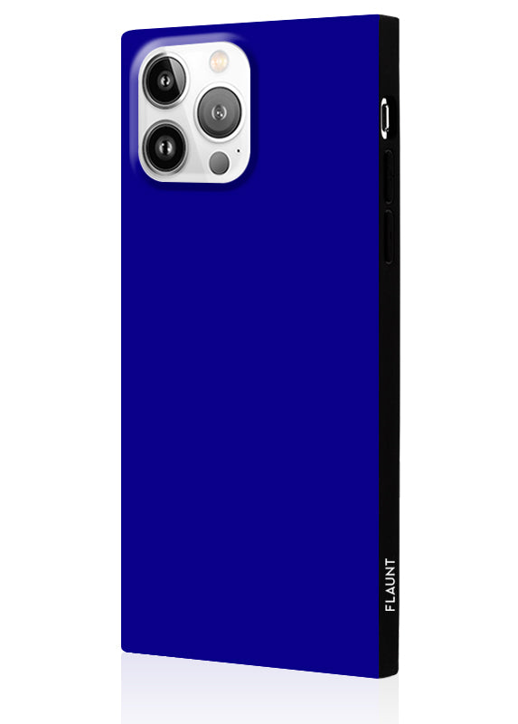 Cobalt Blue SQUARE iPhone Case | FLAUNT Cobalt Blue SQUARE iPhone Case | FLAUNT