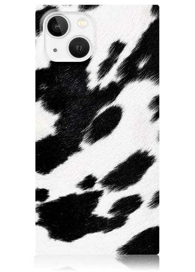 Cow Square iPhone Case #iPhone 14 Plus