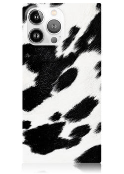 Cow Square iPhone Case #iPhone 14 Pro