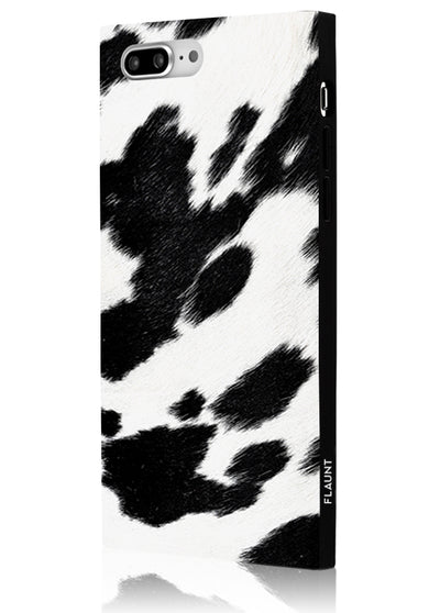Cow Square Phone Case #iPhone 7 Plus / iPhone 8 Plus