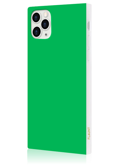 Emerald Green Square iPhone Case #iPhone 11 Pro Max
