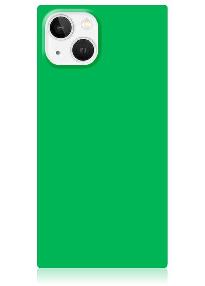 Emerald Green Square iPhone Case #iPhone 14