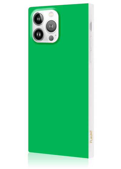 Emerald Green Square iPhone Case #iPhone 13 Pro