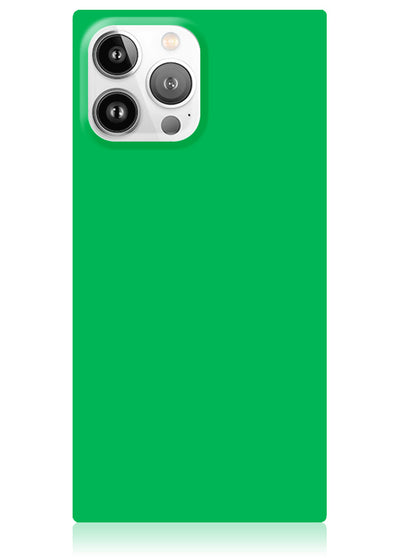 Emerald Green Square iPhone Case #iPhone 13 Pro