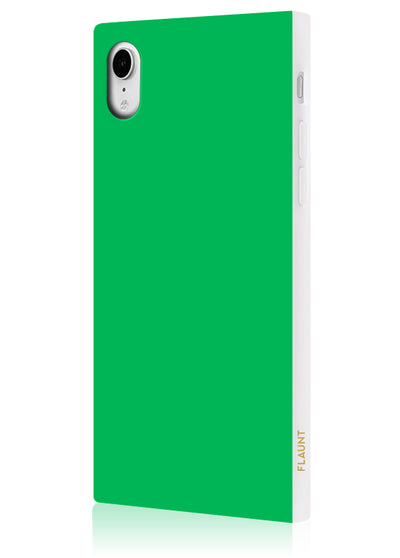 Emerald Green Square iPhone Case #iPhone XR