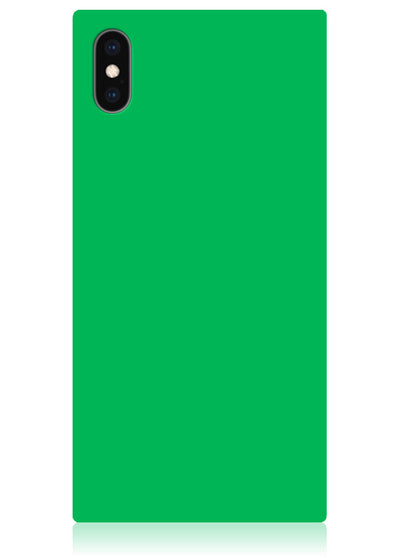 Emerald Green Square iPhone Case #iPhone XS Max