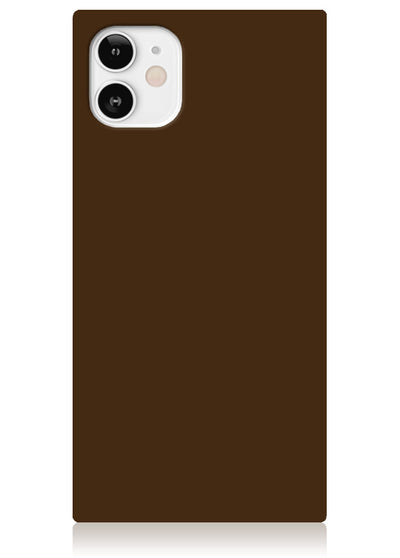Nude Espresso Square iPhone Case #iPhone 12 Mini
