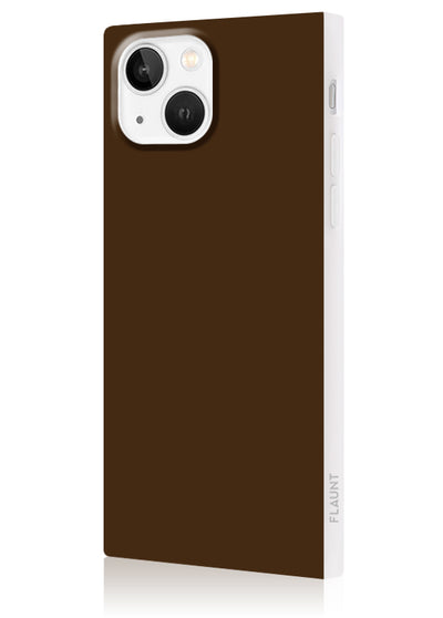 Nude Espresso Square iPhone Case #iPhone 14 Plus
