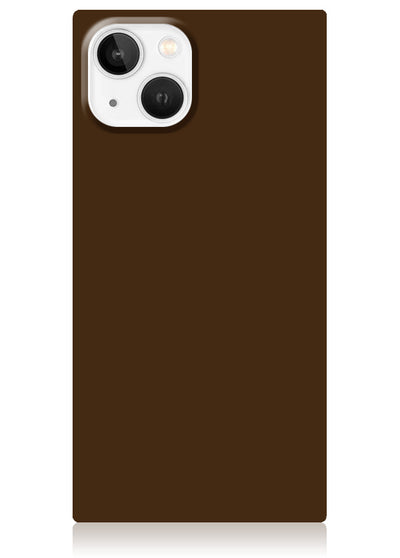 Nude Espresso Square iPhone Case #iPhone 14 Plus