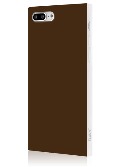 Nude Espresso Square iPhone Case #iPhone 7 Plus / iPhone 8 Plus