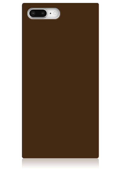 Nude Espresso Square iPhone Case #iPhone 7 Plus / iPhone 8 Plus