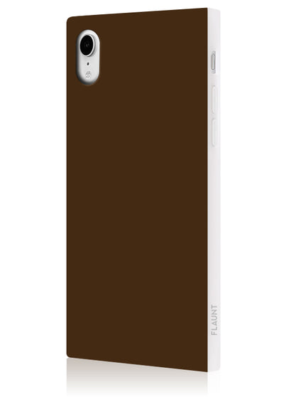 Nude Espresso Square iPhone Case #iPhone XR