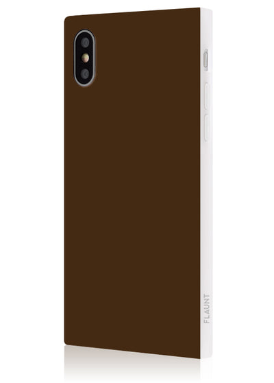 Nude Espresso Square iPhone Case #iPhone X / iPhone XS