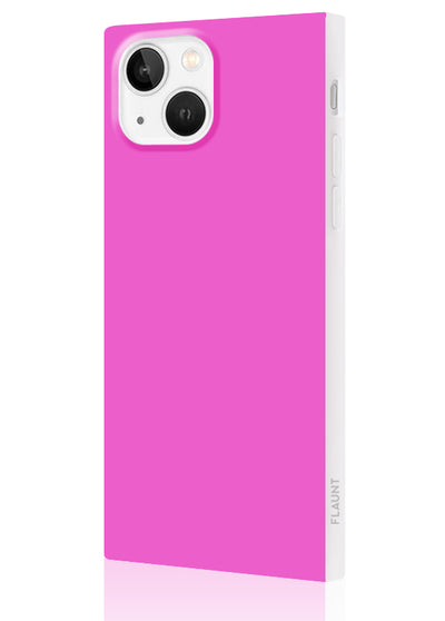 Fuchsia Square iPhone Case #iPhone 14 Plus