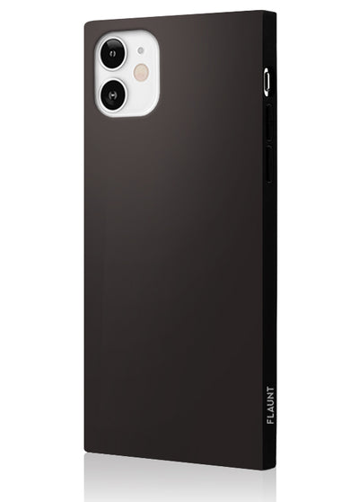 Gunmetal Square iPhone Case #iPhone 12 Mini