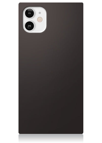 Gunmetal Square iPhone Case #iPhone 12 Mini