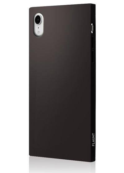Gunmetal Square iPhone Case #iPhone XR