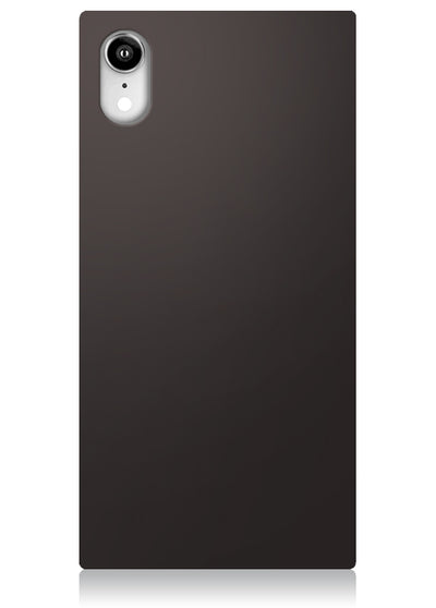 Gunmetal Square iPhone Case #iPhone XR