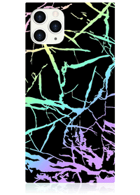 ["Holographic", "Black", "Marble", "Square", "iPhone", "Case", "#iPhone", "11", "Pro"]