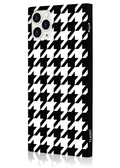 Houndstooth Square iPhone Case #iPhone 11 Pro Max