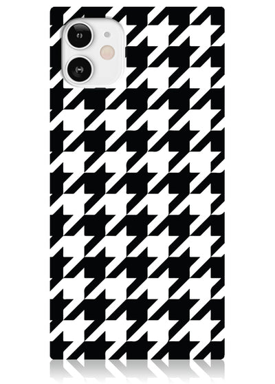 Houndstooth Square iPhone Case #iPhone 12 Mini