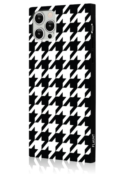 Houndstooth Square iPhone Case #iPhone 12 / iPhone 12 Pro