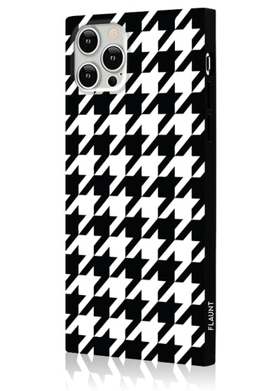 Houndstooth Square iPhone Case #iPhone 12 Pro Max
