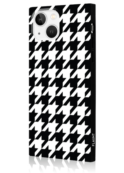 Houndstooth Square iPhone Case #iPhone 13 Mini