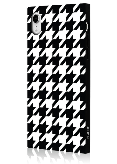 Houndstooth Square iPhone Case #iPhone XR